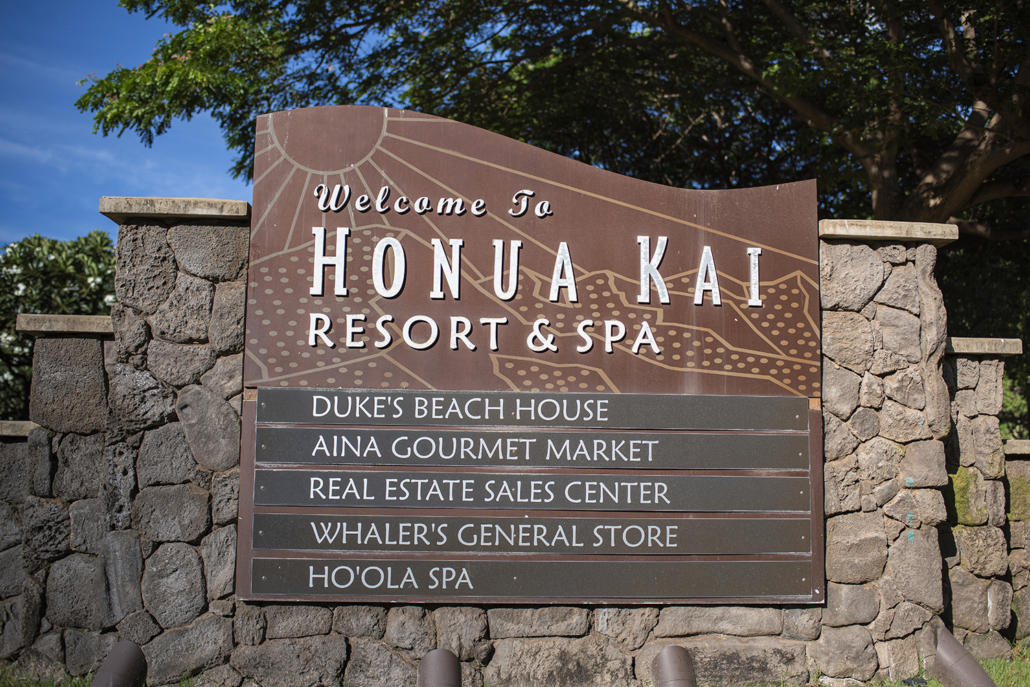Honua Kai Welcome Sign