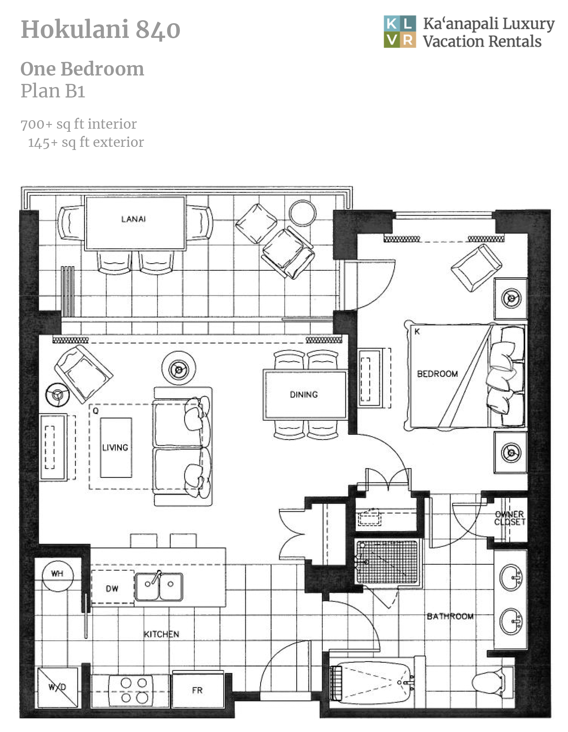 Hokulani 840 Floor Plan at Honua Kai